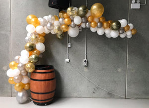 Gold Party Balloon Decoration Package Adelaide