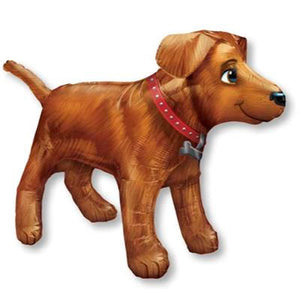 Golden Dog SuperShape Foil Balloon UNINFLATED