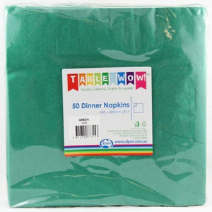 Green Dinner Napkins - Pack of 50