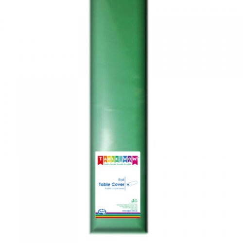 Green Plastic Tablecover Roll