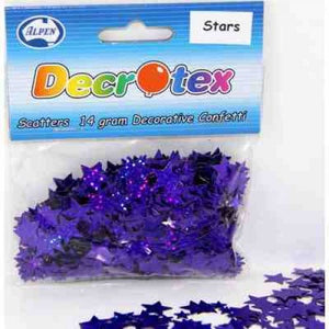 Holographic Purple Stars Scatters Confetti