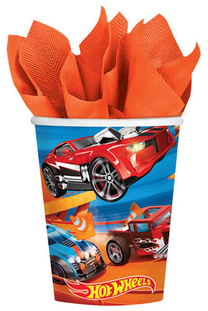 Hot Wheels Wild Racer Paper Cups - Pack of 8