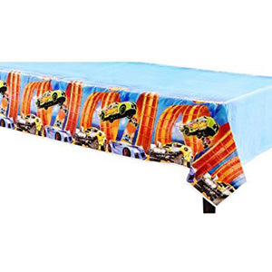 Hot Wheels Wild Racer Plastic Printed Rectangle Tablecover