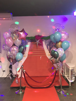 Giant Confetti and Foil Mix Balloon Bouquet