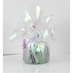 Iridescent White Balloon Weight