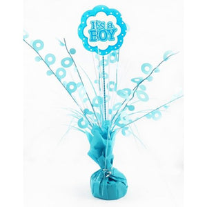 It's A Boy Blue Centrepiece Spray