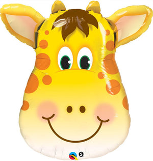 Jolly Giraffe SuperShape Foil Balloon UNINFLATED