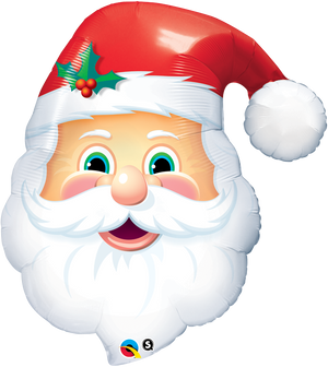 Jolly St. Nick SuperShape Foil Balloon UNINFLATED