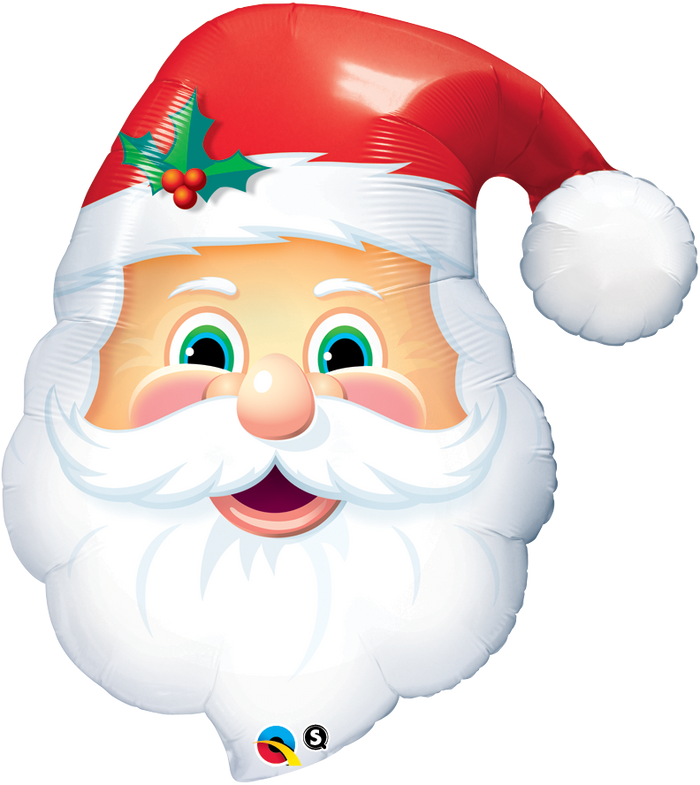 Jolly St. Nick SuperShape Foil Balloon UNINFLATED