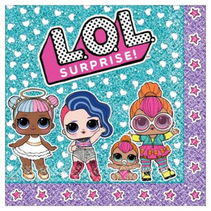 LOL Surprise Lunch Napkins - Pack of 16
