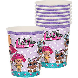 LOL Surprise Paper Cups - Pack of 8