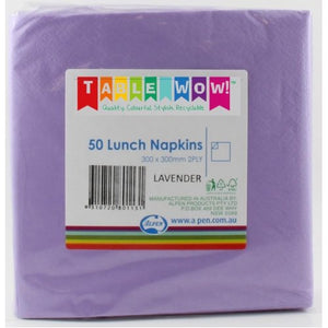 Lavender Lunch Napkins - Pack of 50