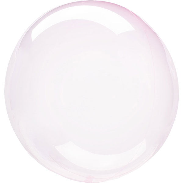 Light Pink 46cm Crystal Clearz Balloon UNINFLATED