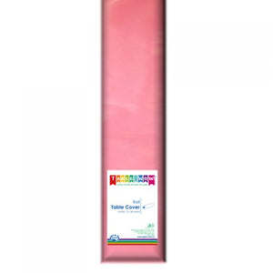 Light Pink Plastic Tablecover Roll