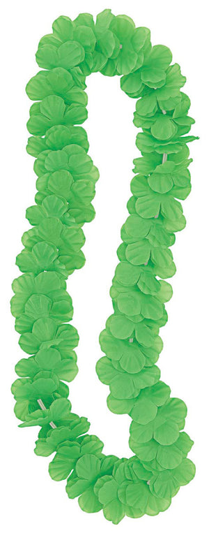 Luau Flower Lei - Lime Green