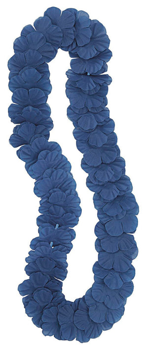 Luau Flower Lei - Royal Blue