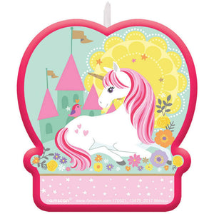 Magical Unicorn Birthday Candle
