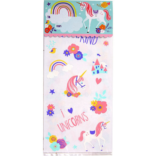 Magical Unicorn Cello Treat Bags Kit