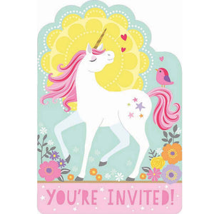 Magical Unicorn Party Invitations