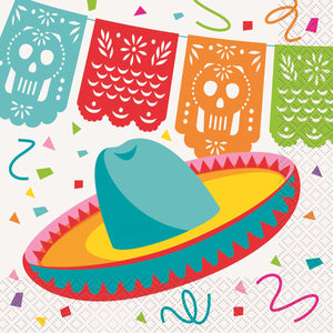 Mexican Fiesta Napkins - Pack of 16
