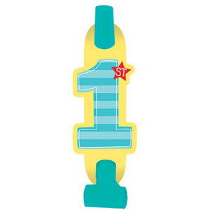 Mickey Mouse 1st Birthday Blowouts - Pack of 8