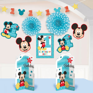 Mickey Mouse 1st Birthday Room Decorations Kit