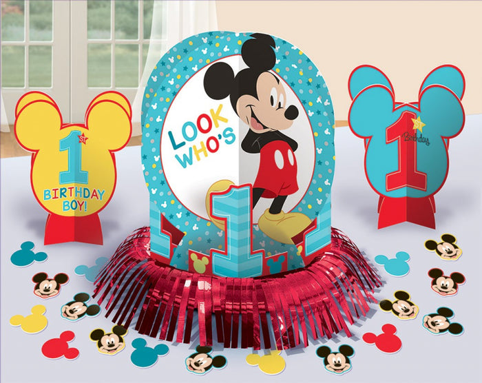Mickey Mouse 1st Birthday Table Decorating Kit