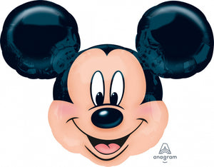 Mickey Mouse Head SuperShape Foil Balloon UNINFLATED