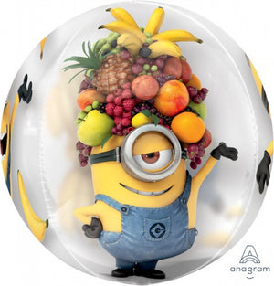 Minions Despicable Me Clear Orbz Balloon UNINFLATED