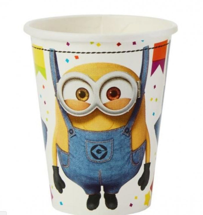 Minions Paper Cups - Pack of 8