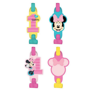 Minnie Mouse 1st Birthday Blowouts - Pack of 8