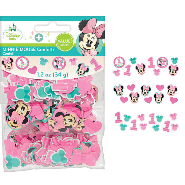 Minnie Mouse 1st Birthday Confetti Value Pack