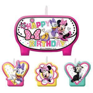 Minnie Mouse Birthday Candles Set of 4