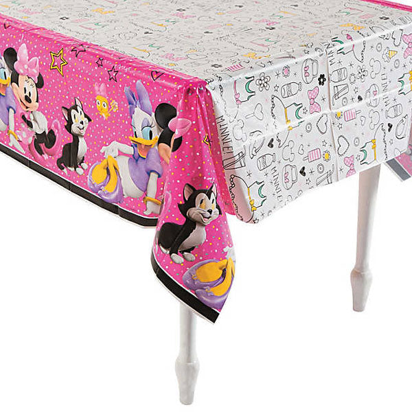 Minnie Mouse Plastic Printed Rectangle Tablecover
