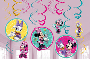 Minnie Mouse Swirl Decorations