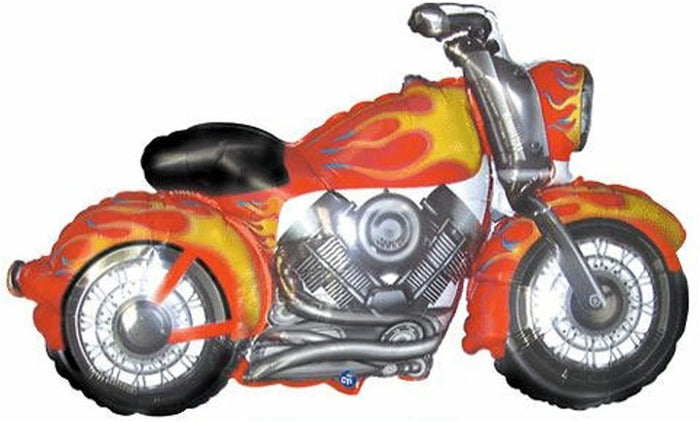 Motorcycle SuperShape Foil Balloon UNINFLATED