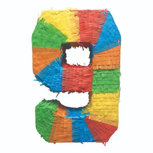 Number 9 Pinata Multicoloured