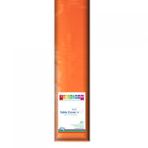 Orange Plastic Tablecover Roll