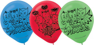 PJ Masks Latex Balloon UNINFLATED - Pack of 6