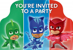 PJ Masks Party Invitations