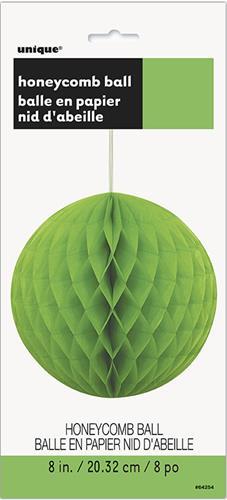 Paper Decoration Honeycomb Ball  Lime Green 20cm