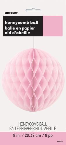 Paper Decoration Honeycomb Ball Lovely Pink 20cm