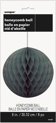 Paper Decoration Honeycomb Ball Midnight Black 20cm
