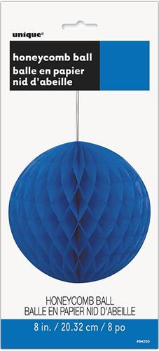 Paper Decoration Honeycomb Ball Royal Blue 20cm