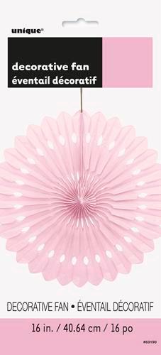 Paper Fan Decoration Lovely Pink 40cm