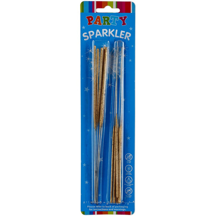 Party Sparklers Gold Colours - Pack of 12