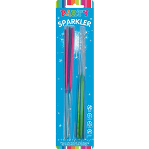 Party Sparklers Multi Colours - Pack of 12