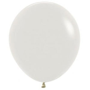 46 CM Round Pastel Dusk Cream Sempertex Plain Latex Balloon UNINFLATED