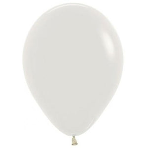 5 Inch Round Pastel Dusk Cream Sempertex Plain Latex Balloons UNINFLATED