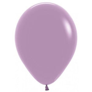 11 Inch Round Pastel Dusk Lavender Sempertex Plain Latex Balloons UNINFLATED